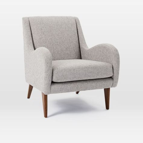 Sebastian Chair | west elm Canada Grey Chair Bedroom, Poltrona Design, Leather Swivel Chair, Armchair Furniture, Room Planning, Single Sofa, Sit Back And Relax, Art Furniture, Chair Cushions