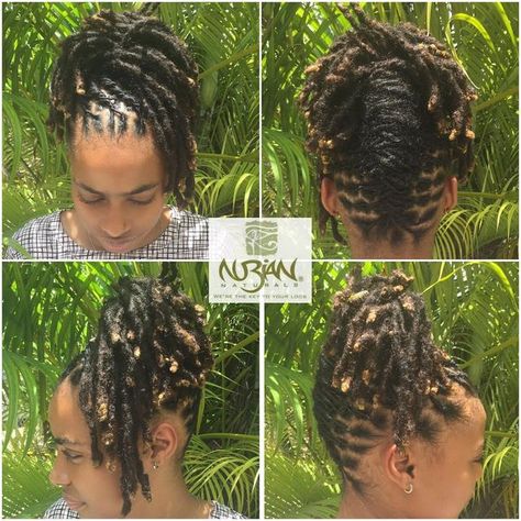 Lock Updo Dreadlocks Black Women, Loc Styles For Short Thick Locs, Natural Locks Dreadlocks, Loc Mohawk Styles, Loc Styles Medium Updo Women, Dreadlock Wedding Hairstyles, Lock Styles, Short Dreadlocks Styles, Dreads Styles For Women