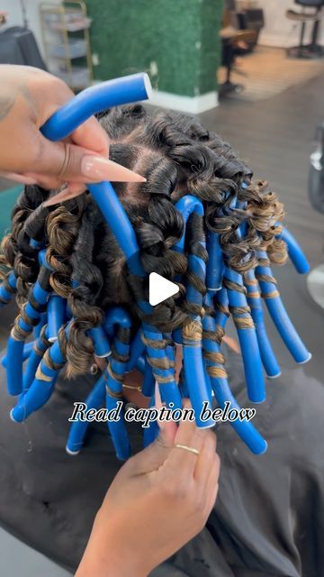 Kirstyles on Instagram: "Did you know when choosing between doing a flexi rod set on wet hair versus blow-dried hair, there are a few key differences to consider:  Flexi Rod Set on Wet Hair:  -Better Definition: Curls tend to be more defined when set on wet hair. -Longer Lasting: Wet sets generally last longer because the hair dries into the shape of the curls. -Longer Drying Time: Wet hair takes longer to dry, especially if air-drying. This can be inconvenient. - Shrinkage: Wet hair tends to shrink as it dries, which may result in shorter curls than expected.  Flexi Rod Set on Blow-Dried Hair:  -Quicker Drying Time: Hair is already dry, so the setting process is faster. -More Length: Blow-dried hair generally has less shrinkage, resulting in longer-looking curls. -Smoother Finish: Blow-dr How To Make Curls With Wet Hair, Wet Hair Curls Fast, How To Use Hair Rods, How To Get Wet Curls Look, Wet Curls Hairstyles, Wet Curls, How To Blow Dry Hair, Flexi Rod Set, Sleep With Wet Hair Curls