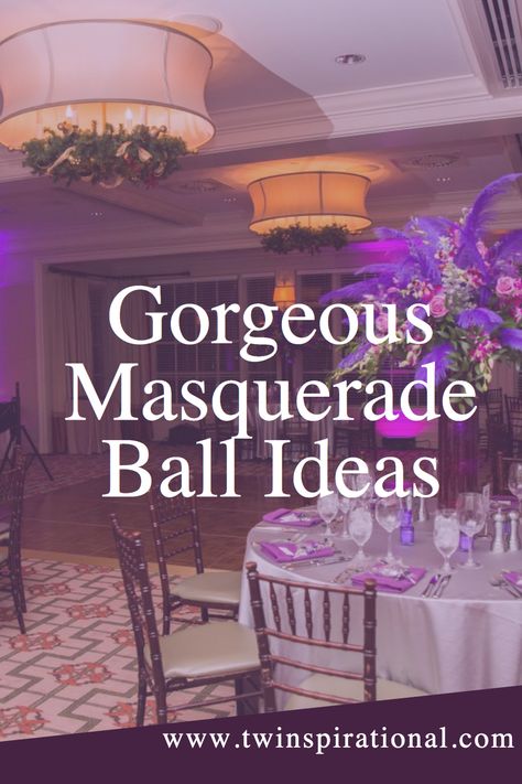 Masquerade Ball Venue Decor, Mascarade Birthday Party Decorations, Masquerade Party Balloon Decorations, Purple And Gold Masquerade Party, Vintage Masquerade Party, Masquerade Ball Room Decorations, Classy Masquerade Party, Masquerade Ball Balloon Arch, Masquerade Ball Color Palette