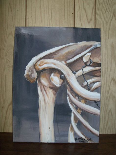 skeletal study Skeleton Oil Painting, Anatomy Art Painting, Anatomy Oil Painting, Skeleton Art Painting, Charcoal Skeleton, Bones Painting, Bone Painting, Skeletal Art, Anatomy Painting