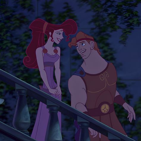 From animated Disney film, “Hercules” (1997). Megan From Hercules, Meg And Hercules Fanart, Hurceles Disney, Female Hercules, Megara And Hercules, Disney Boyfriend, Hercules Aesthetic, Meg And Hercules, Meg From Hercules