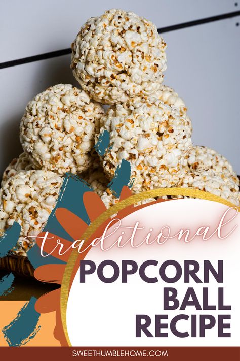 Christmas Popcorn Balls Holiday Treats, Old Fashioned Popcorn Balls Corn Syrup, Holiday Popcorn Balls, Popcorn Balls Christmas, Easy Popcorn Balls, Homemade Popcorn Balls, Popcorn Ball Recipe, Popcorn Balls Recipe Easy, Halloween Popcorn Balls