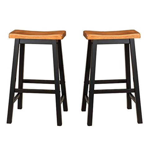 Denise Austin Home Toluca Saddle Wood Barstool (Set of 2) Table And Bench Set, Saddle Stools, Backless Bar Stools, Bench Set, Austin Homes, Wood Bar Stools, Bar Seating, Christopher Knight, Noble House