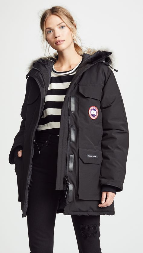 Canada Goose Outfit, Canada Goose Expedition Parka, Canada Calgary, Canada Goose Jacket, Long Coat Outfit, Canada Goose Parka, Canadian Goose, Snow Skirt, Womens Clothing Online