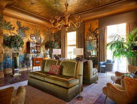 Kips Bay Decorator Show House Dallas 2024: See Every Room Inside the French Renaissance–Style Chateau | Architectural Digest Back To Back Sofas, Jan Showers, Living Room And Family Room, New Home Design Ideas, Next Wallpaper, Dark Rooms, The Shade Store, Traditional Chic, Shade Store