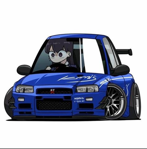 Nissan Skyline R34 Gtr, Nissan Skyline R34, R34 Gtr, Komi-san Wa Komyushou Desu, Jdm Wallpaper, Gtr R34, Cool Car Drawings, Skyline R34, Best Jdm Cars