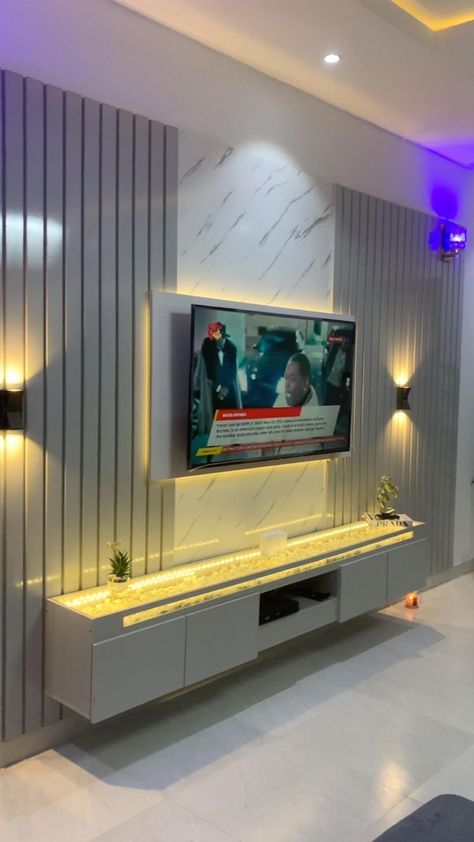 Best Tv Wall Design, Tvwalldesign 2023, Riflaje Living, Wall Tv Unit Design Modern, Living Room Tv Wall Modern Interiors, Modern Tv Unit Wall, Tv Wall Design Bedroom, Tv Unit Design Modern Bedroom, Best Tv Unit Designs