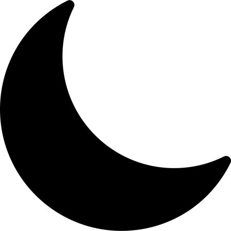 Crescent Moon Silhouette, Crescent Moon Shape, Moon Svg Free, Moon Template, Moon Clip Art, Mama Svg Free, Moon Outline, Moon Cutout, Moon Png