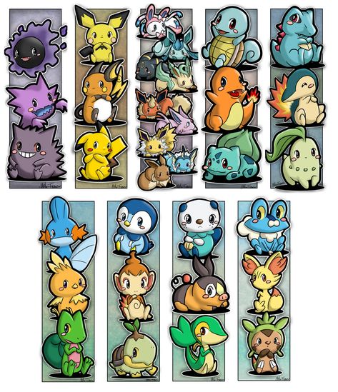 Pokemon Card Crafts, Pokemon Bookmark, Pokemon Tattoos, Pikachu Tattoo, Starter Pokemon, Her Tattoo, One Tattoo, Pokemon Dolls, Pokemon Diy