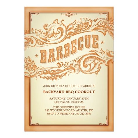 Authentic Old Western BBQ Invitation http://www.zazzle.com/authentic_old_western_bbq_invitation-161972170503087037?rf=238312613581490875 Western Engagement Party, Western Bbq, Western Invitations, Country Invitations, Western Engagement, Dinner Invitation Template, Old Western, Bbq Invitation, Western Party