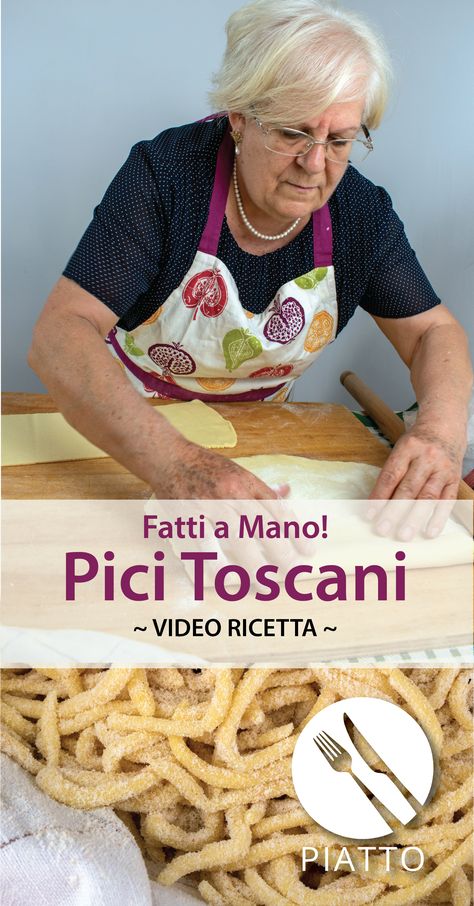 Pici Pasta Recipes, Pici Pasta, Fresh Pasta Recipes, Pasta Italiana, Pasta Fatta In Casa, Pasta Fresca, Food Test, Fresh Pasta, World Recipes