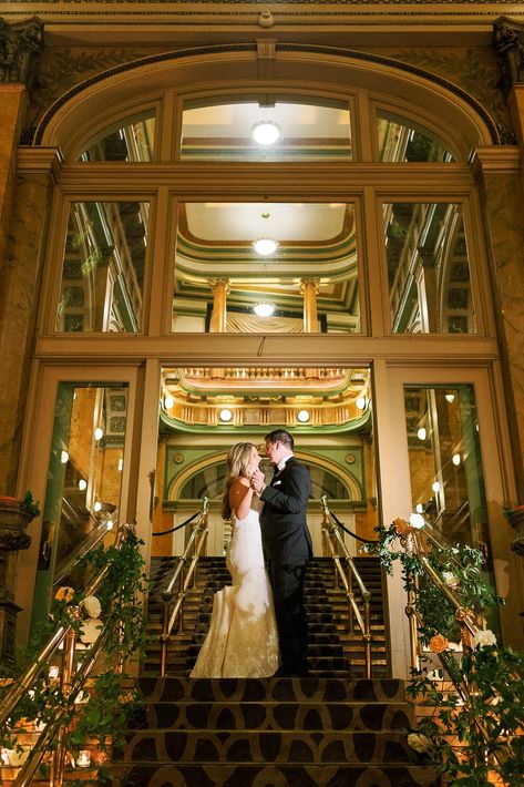 Elegant, romantic, and oh so magical I absolutely loved Aly and Van's dreamy Grand Concourse Pittsburgh wedding! Grand Concourse Pittsburgh Wedding #film #filmphotography #grandconcourse #grandconcoursewedding #heinzchapel #heinzchapelwedding #laurenreneephotography #pittsburgh #pittsburghphotographer #pittsburghwedding #pittsburghweddingphotography #soireebysouleret Grand Concourse Pittsburgh, Large Wedding Venues, Pittsburgh Wedding Venues, Pittsburgh Wedding Photography, Pink And White Weddings, Luxury Wedding Decor, Design Boards, Groom Getting Ready, Pittsburgh Wedding