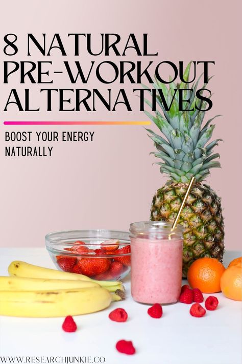 Say goodbye to synthetic stimulants and hello to Mother Nature's best-kept secrets! Try out these 8 natural pre-workout alternatives for an all-natural energy boost. Natural Pre Workout Drink, Vegan Pre Workout, Healthy Pre Workout, Pre Workout Smoothie, Vegan Energy Balls, Energy Boosting Snacks, Natural Pre Workout, Energy Boosting Foods, Preworkout Drink