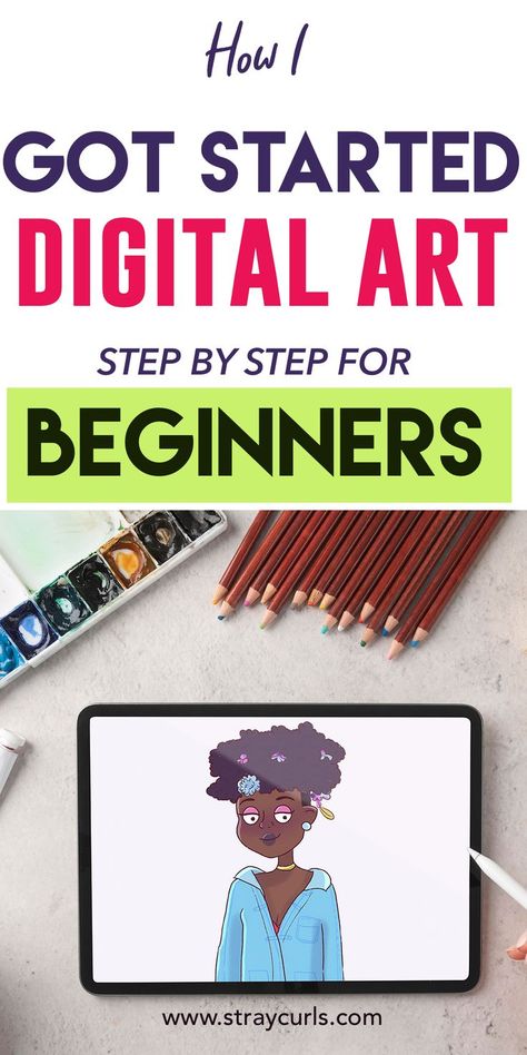 Beginners Digital Art, Art Tutorial Beginner, Digital Art Beginner Ideas Easy, How To Learn Digital Art, Drawing Ideas For Digital Art, Digital Illustration For Beginners, Beginning Digital Art, Digital Art Learning, Digital Art Course