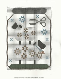 Sheep Cross Stitch, Spring Mason Jar, Primitive Cross Stitch Patterns, Free Cross Stitch Charts, Tiny Cross Stitch, Cross Stitch Freebies, Shabby Fabrics, Cross Stitch Alphabet, Cross Stitch Samplers