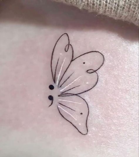 Tato Minimal, Cute Simple Tattoos, Tato Henna, Sharpie Tattoos, Semicolon Tattoo, Small Pretty Tattoos, Cute Little Tattoos, Cute Tiny Tattoos, Cute Small Tattoos