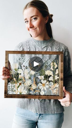 11K views · 678 reactions | This frame is such a perfect piece of art + also holds memories of such an important day! This year let’s stop throwing away such special memories and instead hold onto them forever ✨

This is: 11x14 - Dark Wood - Field Design
Bride: Erica
Florist: @floralwoodsfarm | Pressed Flowers | Sustainable Bouquet Preservation | Hozier · From Eden Sustainable Bouquet, Bouquet Preservation, Flower Window, Crafts For Seniors, Rose Arrangements, 11x14 Frame, Piece Of Art, Hozier, Dried Flower Bouquet