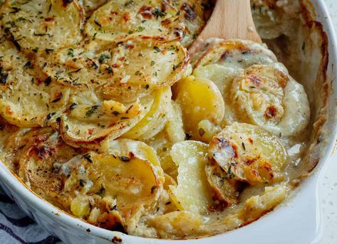 Scalloped Potatoes Recipe Small Town Woman, Scalloped Potatoes Cheesy, Seared Scallops, Scalloped Potato Recipes, Potatoes Au Gratin, Baked Ham, Scallops Seared, Scalloped Potatoes, Lemon Butter