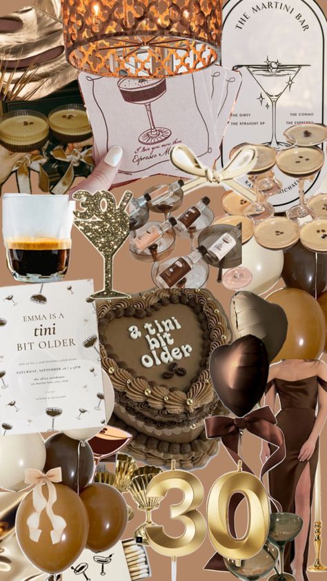 31 Party Ideas Thirty One, Mens 24th Birthday Ideas, 32 Birthday Party Ideas For Women, Tini Bit Older 30th, Espresso Martini 30th Birthday, 30 Birthday Ideas Women, Men's 40th Birthday Ideas, 30rh Birthday Party Ideas For Women, 33 Birthday Theme