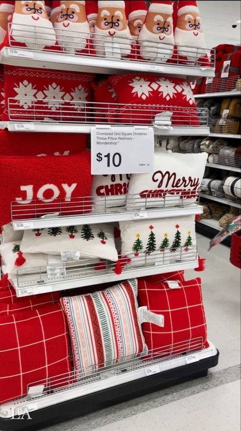 #christmas #preppy #christmasshopping #shopping #christmaspillows #aesthetic Target Christmas Stuff, All Things Christmas Target, Christmas Target Decor, Christmas At Target, Icons Preppy, Zpt Background, Christmas Decir, Target Aesthetic, Christmas Target