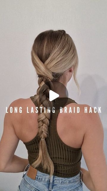 Poppy ✨️♏️ on Instagram: "HOW TO long lasting braid 🧚🏼 save it to try it later ✨️  .  .  #braidhair #braidtrends #braidedhairstyles #hairstyleoftheday #hairstyle #hairstyletutorial #hairstyle2024 #braids #braidinspo #hairhacks #coiffure #hairhack #braidedhairstyle #hairvideo #hairidea #hairtutorials #springhair #springhairstyles" Teacher Hairstyles, Messy Braided Hairstyles, Easy Braided Updo, Teacher Hair, Braid Trends, Long Hair Trends, Hair Curling Tips, Easy Hair Updos, Hairstyles For Layered Hair