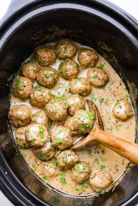 10 Super Delicious Crockpot Swedish Meatballs Recipes - Clairea Belle Makes Swedish Meatball Stew, Frozen Swedish Meatballs Crockpot, Swedish Meatballs Crockpot Frozen, Swedish Meatballs With Frozen Meatballs, Swedish Meatball Appetizer, Swedish Meatballs Sauce, Crockpot Meatball Recipes, Frozen Meatballs Crockpot, Meatball Appetizer Crockpot