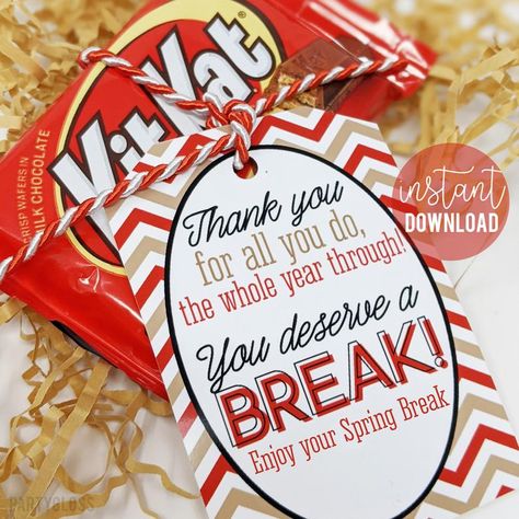 Kitkat Teacher Appreciation, Kit Kat Teacher Gift, Kit Kat Teacher Appreciation Printable, Teacher Appreciation Kit Kat, Thank You Treats For Teachers, You Deserve A Break Kit Kat Printable, Quick Teacher Appreciation Gifts, Gym Teacher Appreciation Gifts, Daily Teacher Appreciation Gifts