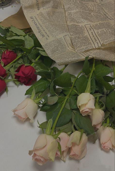 Vintage, film settings, roses, old newspaper Vintage Newspaper, News Paper, Old Newspaper, Paper Floral, Vintage Film, Rose Wallpaper, Pic Ideas, Newspaper, The Day