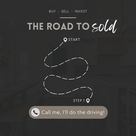 The real estate journey can be full of twists and turns, but it is always an adventure. 🗺️ With me in the driver seat you can lean your chair back and relax, knowing that we'll get to our destination. 🚗 📍 As an expert in my field I know my way around the detours and can maneuver around the speed-bumps. 🛑 ���🚧 Why Choose Me As Your Realtor, Real Estate Blog Ideas, Just Sold Real Estate Marketing, Seller Tips Real Estate, Real Estate Agent Instagram, Real Estate Post, Commercial Real Estate Marketing, Real Estate Fun, Inmobiliaria Ideas