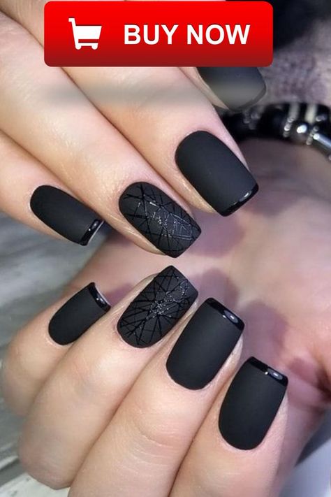 Black Matte French Manicure, Bday Nails, Sweet Nails, Black Acrylic Nails, Romantic Nails, Nail Shimmer, Goth Nails, Gel Nails Diy, Cute Gel Nails