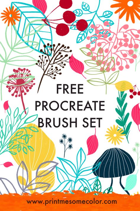 Get 17 botanical designs in a brush set, that can be used in procreate. You can use them as stamps or as brushes to create pattern or just to add texture. If adding it to create texture, make sure to test out the blending modes to create that subtle texture! Procreate Stamps Free, Procreate Brushes Free Download, Procreate Templates, How To Make A Leaf Brush In Procreate, Leaf Brush Procreate, Procreate Flower Brushes Free, Illustrations Procreate, Create Brush In Procreate, Procreate Downloads