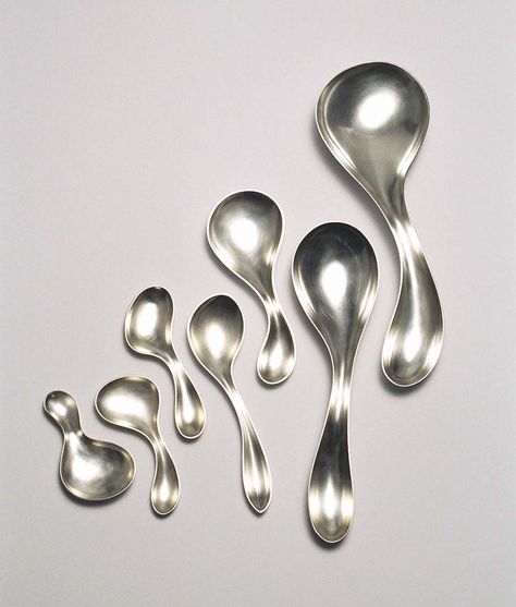 Spoon Design, Spoon Collection, Tableware Design, Collection Design, Silver Spoons, Designer Jewellery, Serving Spoons, Wall Deco, Precious Metal