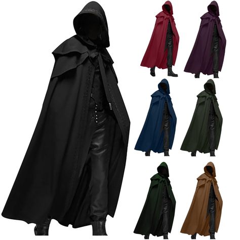 PRICES MAY VARY. vampire costume funny costumes for men mens medieval cloak with hood men's cloak medieval medieval costume men hooded cloak halloween cloak without hood halloween costume outfit for adults scary halloween costumes for men coat big and tall halloween costume for men 6xl medieval knight costume men halloween costume for men cool funny halloween costumes for men halloween costume for men renaissance vampire costume men gothic jacket for men halloween costumes for men halloween cost Male Witch Costume, Scary Halloween Costumes For Men, Male Fantasy Clothing Casual, Vampire Costume Men, Steampunk Costume Men, Cloaks Hooded, Halloween Cape Outerwear For Larp, Halloween Costumes Cool, Mens Vampire Costume