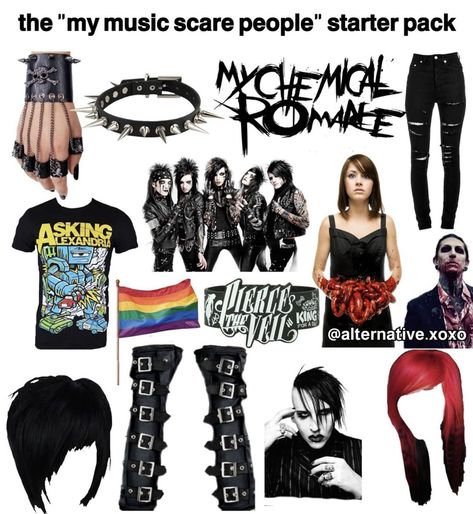 Early Emo Fashion, Difference Between Emo And Goth, Scene Vs Emo, 2000 Emo Fashion, Emo Starter Pack, Emo Vs Goth, Early 2000s Emo Fashion, Emo Vs Scene, Emo Style 2000s