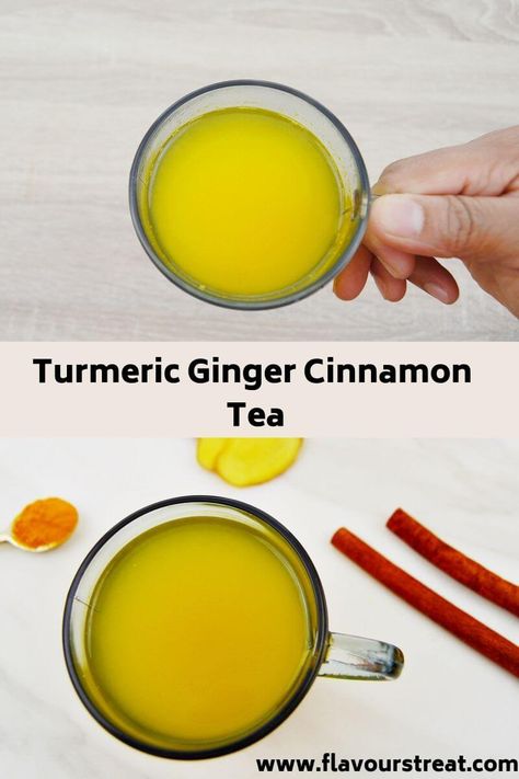 Ginger Cinnamon Tea, Tea Video, Relax Before Bed, Ayurvedic Tea, Tea For Colds, Turmeric Water, Cinnamon Tea, Herbal Teas Recipes, Ginger And Cinnamon