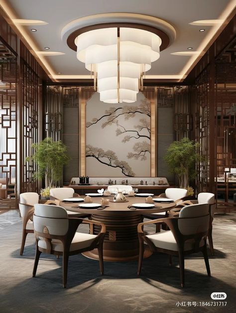 Chinese Cafe Interior Design, Modern Asian Restaurant Design, Modern Chinese Restaurant Interior, Ancient Chinese Room, New Chinese Style Interior, Chinese Interior Design Modern, Chinese Dining Room Design, Chinese Restaurant Interior Design, Chinese Dining Room