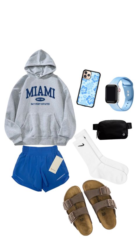 Birkenstocks With Nike Socks, Lululemon Outfit Board, Nike Socks With Birkenstocks, Preppy Birkenstock Outfit, Nike Socks And Birkenstocks Outfit, Outfit Ideas With Birkenstocks, Preppy Summer Outfits Layout, Outfits To Wear With Birkenstocks, Lululemon School Outfit