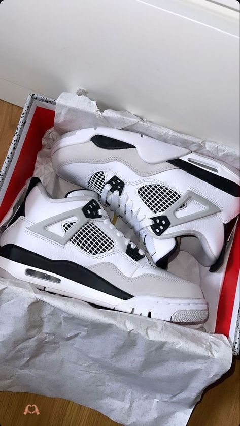 Shoes Aesthetic Jordans 4, Air Jordan 4s Retro, Jd Shoes, Jordan 4s Retro, Rick Owens Shoes, Jordan Iv, Air Jordan Iv, Pretty Sneakers, Gucci Balenciaga