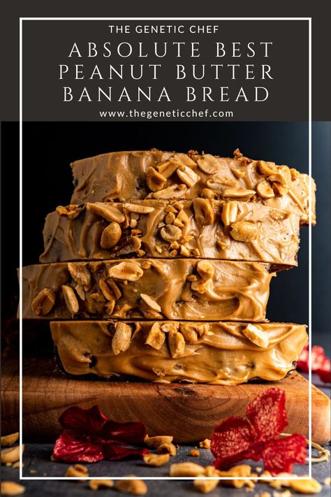 Banana Peanut Butter Chocolate Chip Bread, Banana Bread With Peanut Butter Chips, Pb2 Banana Bread, Peanut Banana Bread, Banana And Peanut Butter Recipes, Banana Chocolate Chip Peanut Butter, Banana Recipes No Butter, Banana Peanut Butter Bread, Pb Banana Bread