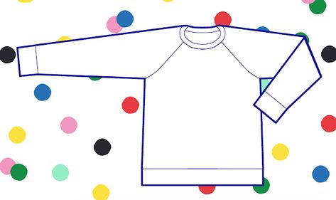 Fleece Sweatshirt Pattern, Kids Sweatshirt Pattern, Raglan Tee Pattern, Baby Pyjamas, Long Sleeve Shirt Pattern, Raglan Sleeve Pattern, Boys Shirts Pattern, Shirts Pattern, Diy Sewing Gifts