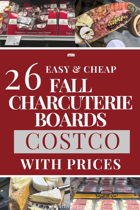 Looking to make a Fall charcuterie board for your Fall party to serve as an appetizer? Costco has great prices on meats, cheeses, dried fruits, nuts, and crackers, making it easy and cheap to prepare food platters for your Fall events. Whether you want an autumn-themed charcuterie board, a snack board, a hearty charcuterie spread, or a grazing table for Thanksgiving or Fall parties, you can do it all. Here’s a list of charcuterie items to buy from Costco for your Fall charcuterie board. Costco Charcuterie Board Ideas, Costco Platters Party Trays, Costco Platters, Fall Charcuterie Board Ideas, Charcuterie Items, Fall Platter, Fall Charcuterie Board, Costco Shopping List, Fall Charcuterie