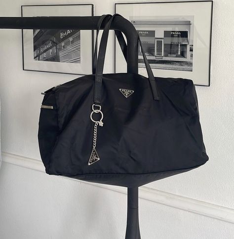 Prada Duffle Bag, Prada Nylon Bag, Bag Prada, Prada Nylon, Big Bag, Cute Little Things, Big Bags, Nylon Bag, Duffel Bag