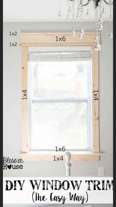 Baseboard Covers, Diy Window Trim, Farmhouse Trim, Interior Window Trim, Window Casing, Homes Interior, Interior Windows, Diy Window, Window Trim