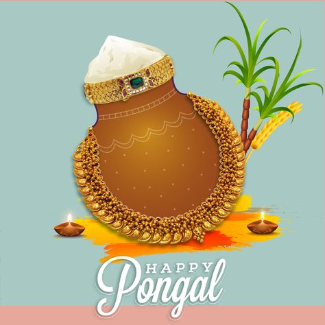 Pongal Jewellery Ads, Pongal Creative Ads, Pongal Celebration, Happy Diwali Wishes Images, Happy Pongal, Insta Highlights, Wealth And Prosperity, Makar Sankranti, Diwali Wishes