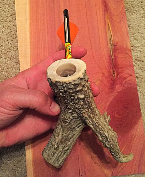 Pipe I made from Whitetail Antler! Antler Pipe, Antlers