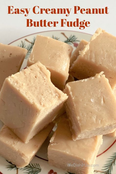 This Easy Creamy Peanut Butter Fudge is to die for. Made with butter, sugar, milk vanilla and peanut butter. So rich and sweet I absolutely love it. Reese Peanut Butter Fudge, Peanut Butter Fudge Using Marshmallow Cream, Fudge With Condensed Milk, Creamy Peanut Butter Fudge, Peanut Butter Fudge Recipes Easy, Easy Peanut Butter Fudge, Microwave Peanut Butter Fudge, Yummy Brownies, Easy Fudge Recipe