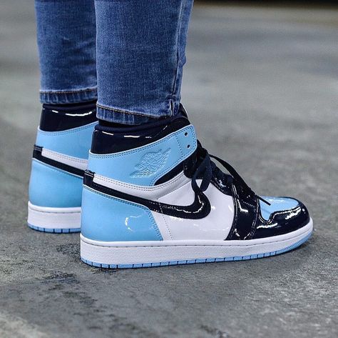 Unc Toe Jordan 1, Jordan 1 Mid Unc, Jordan 1 Retro High Unc Patent, Jordan Unc, Latest Jordan Shoes, Air Jordan 1 Low Unc, Air Jordan 1 Outfit Women, Jordan 1 Outfit Women, Air Jordan 1 Outfit