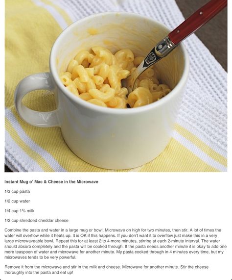 Mac And Cheese Mug, Mac And Cheese Microwave, Mac N Cheese Cups, Easy Mac And Cheese Recipe, Easy Mac N Cheese Recipe, Mac And Cheese Cups, Mug Recipe, Kraft Dinner, Easy Mac And Cheese