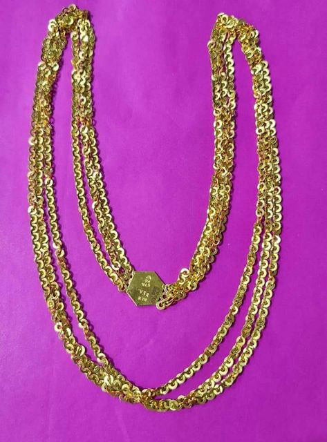 Cb Chandraharam, Chandraharam Designs Indian Jewelry, Chandraharam Designs, Chandra Haram, Haaram Designs, Step Chain, South Jewellery, Gold Lockets, Man Gold Bracelet Design